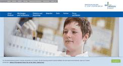 Desktop Screenshot of marienhauskliniken.de