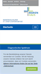Mobile Screenshot of marienhauskliniken.de
